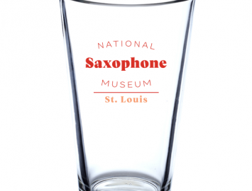 National Saxophone Museum Pint Glass